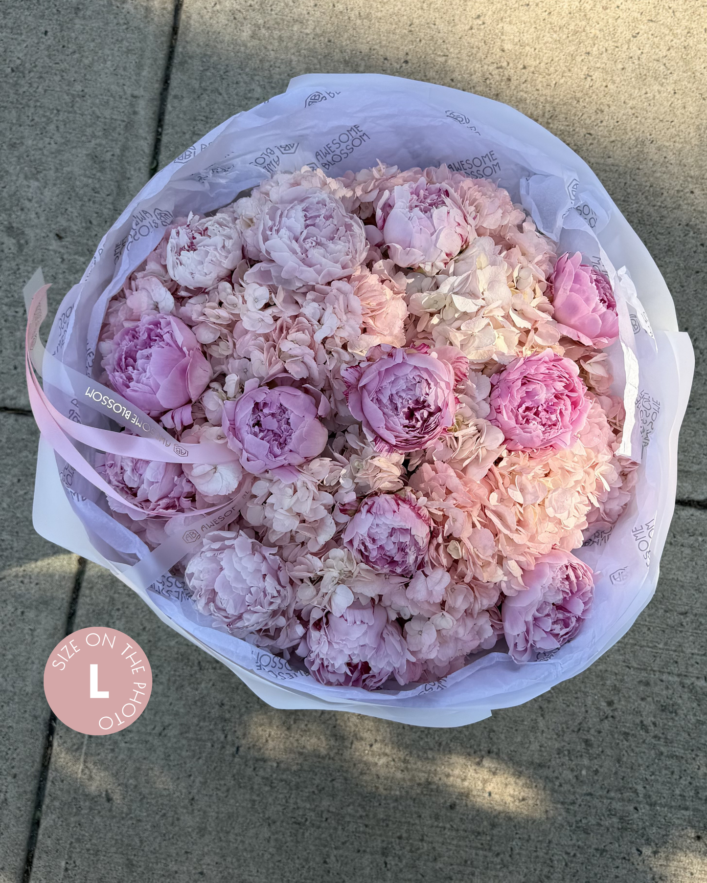 "Peony cloud" bouquet