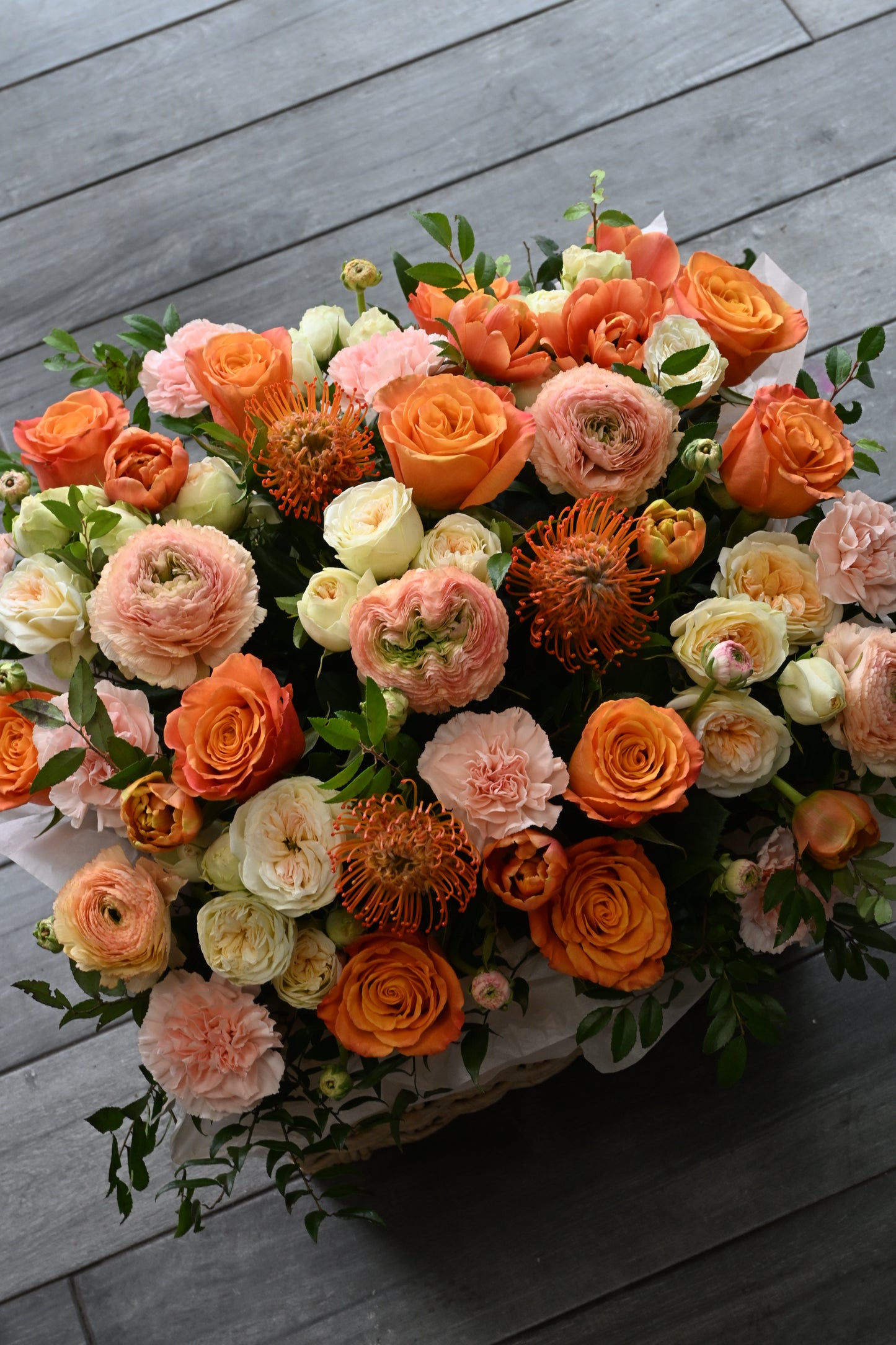 "Orange crush" basket