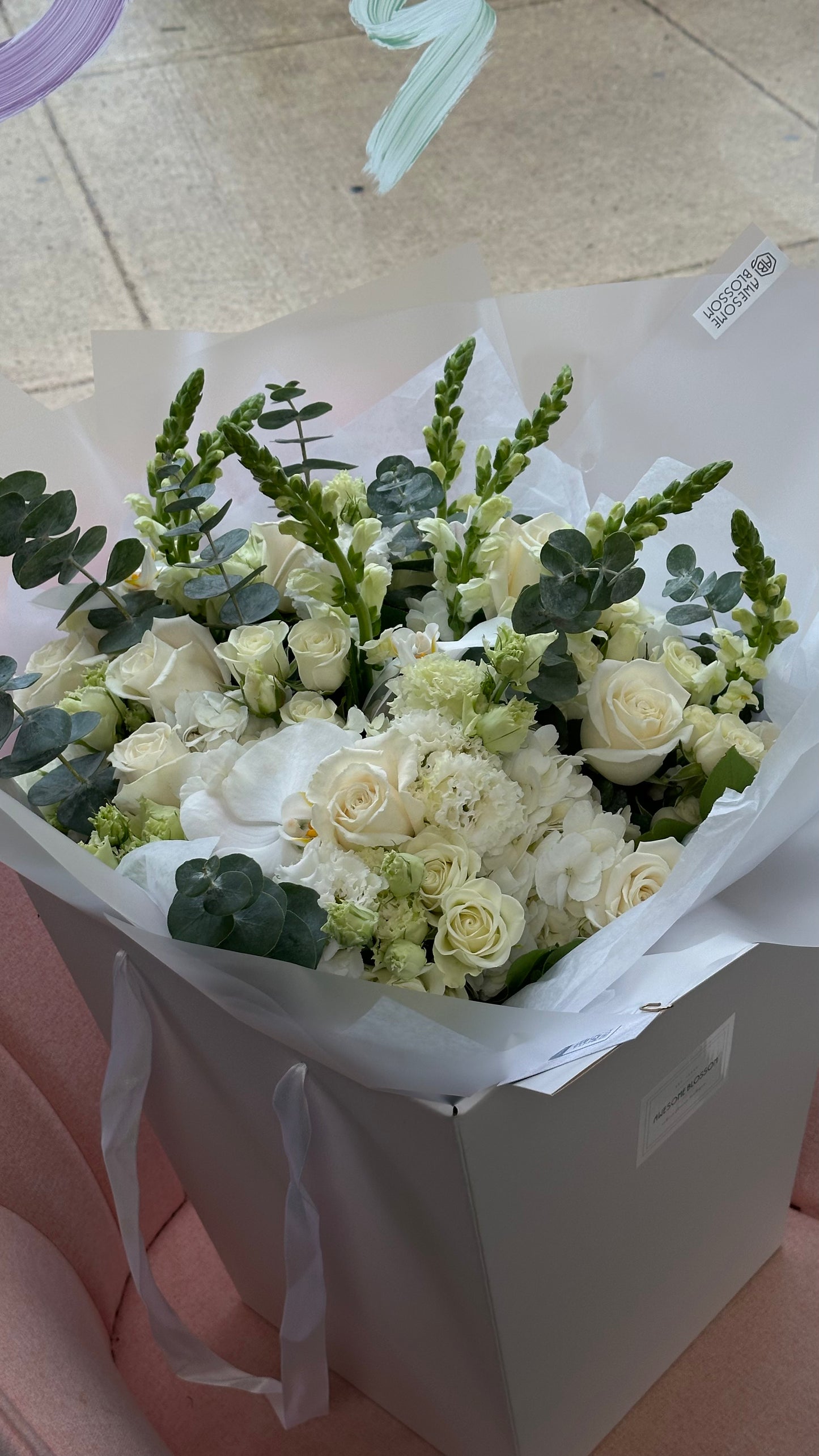 "Whispers of Winter" bouquet