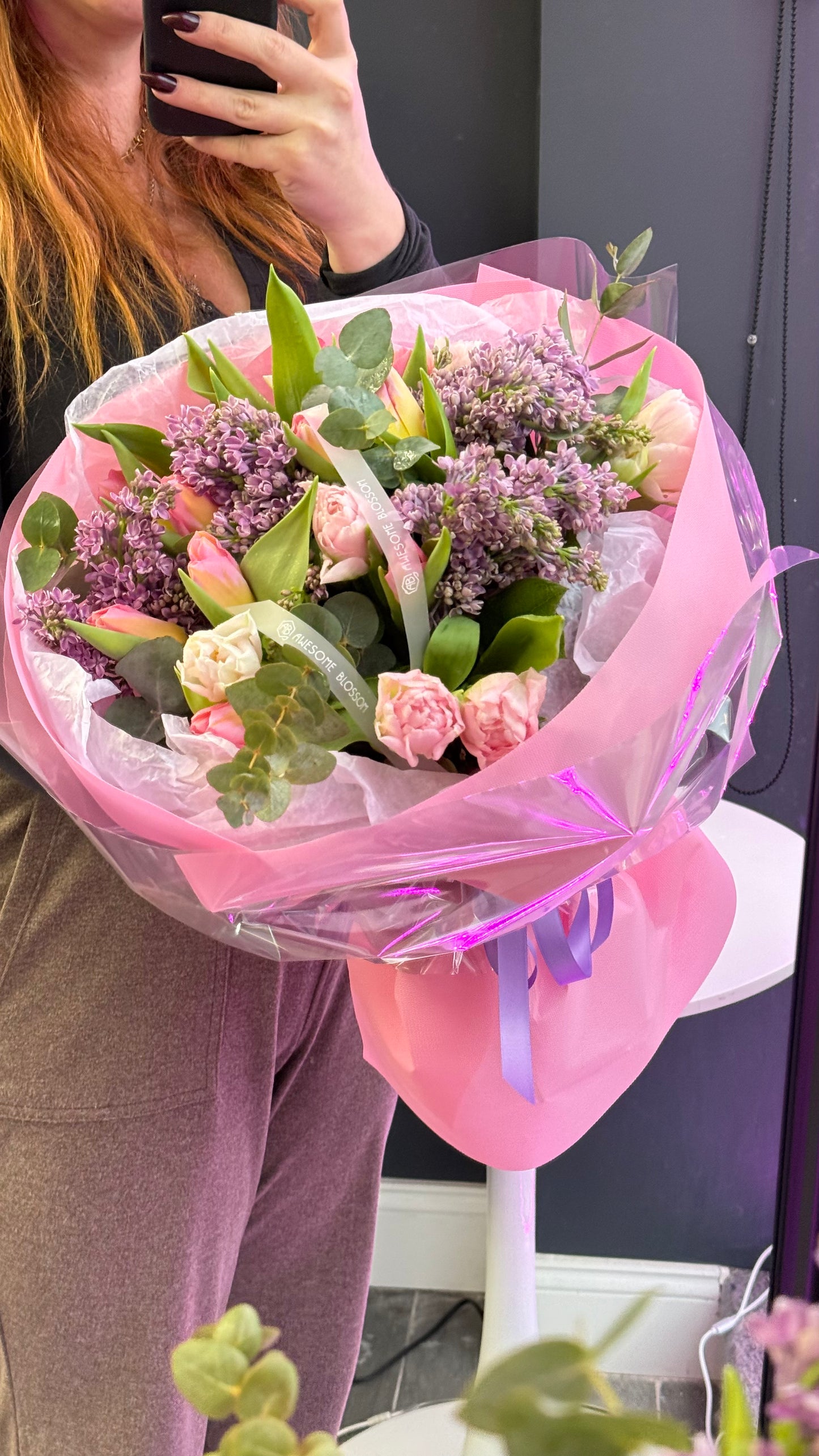 "Tulip & Lilac" bouquet