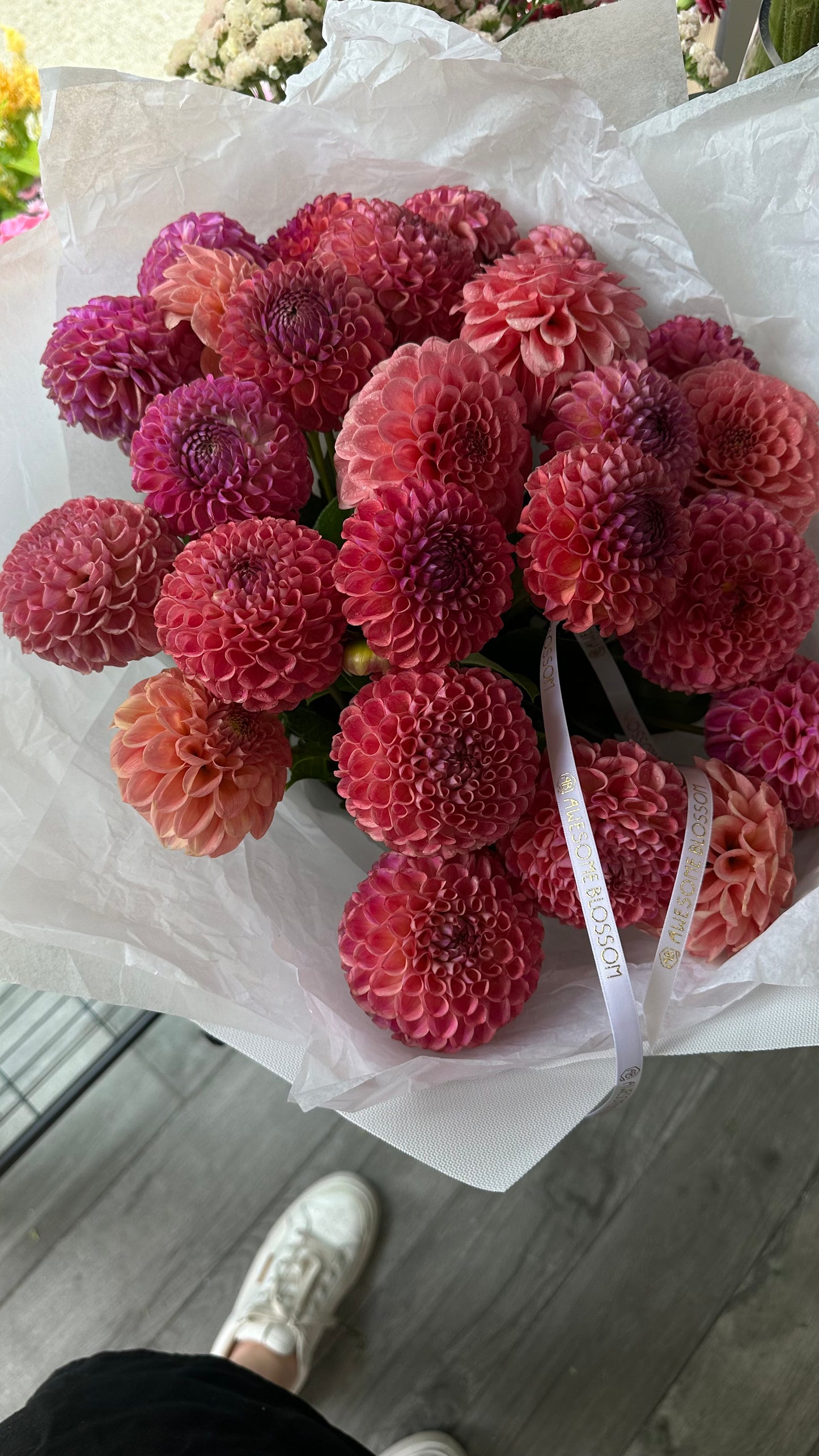 "Dahlias" seasonal bouquet