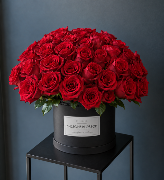 "Classy Red Rose" box