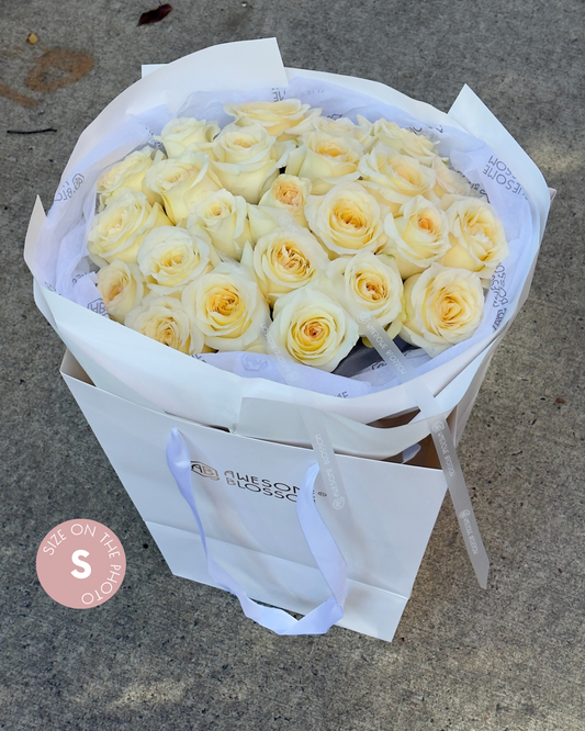 Butter cream roses mono bouquet