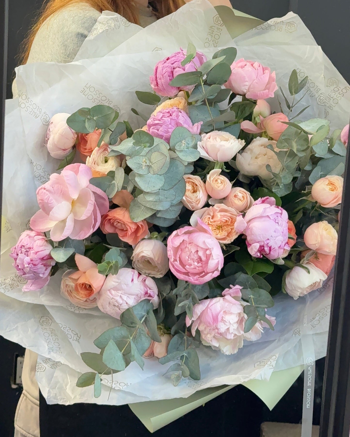 "Peony & ranunculus"  bouquet