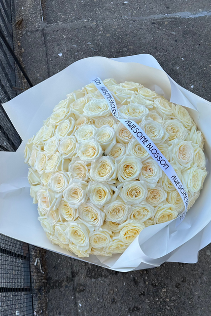 Cream roses