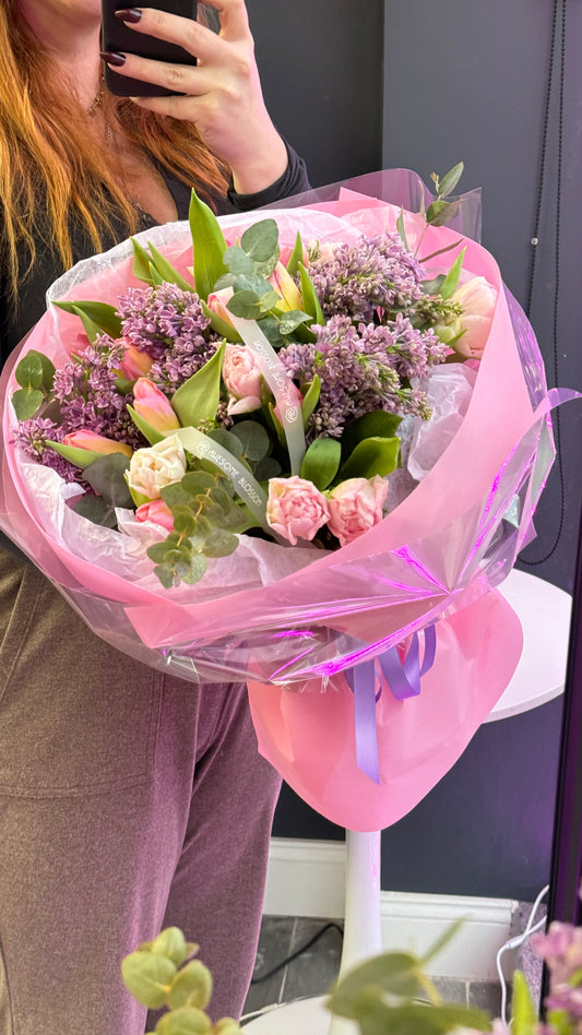 "Tulip & Lilac" bouquet