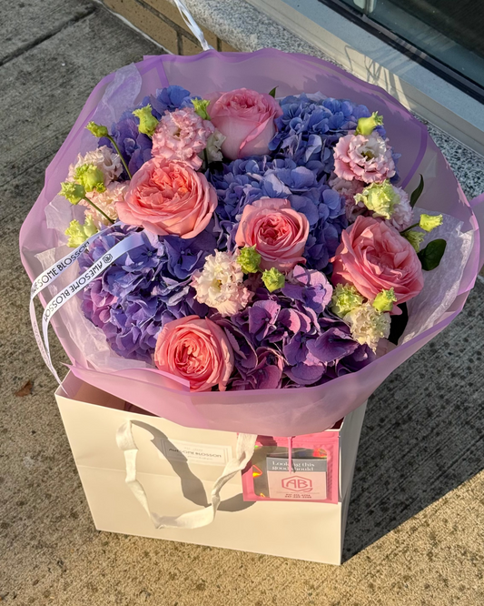 "Purple bliss" bouquet