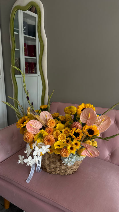 "Garden sun" basket