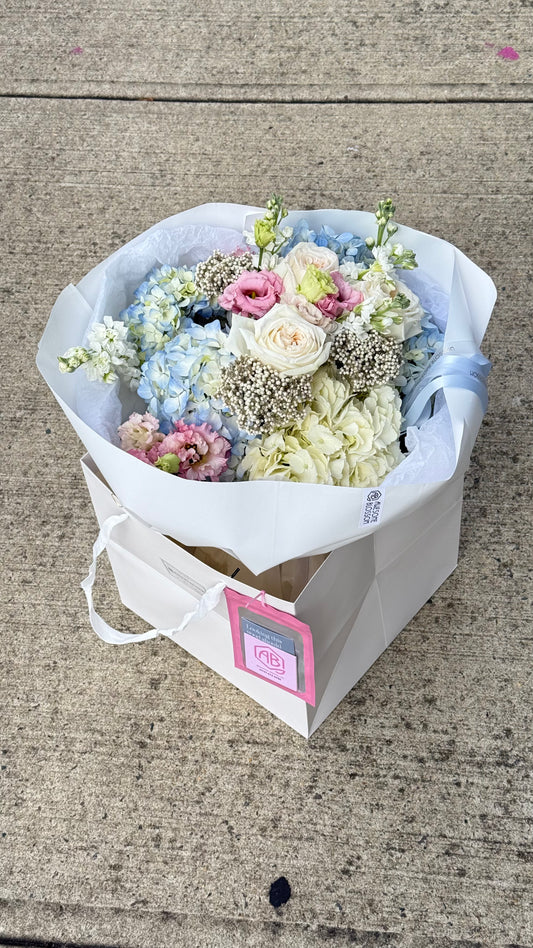 "Blue fairytale" bouquet