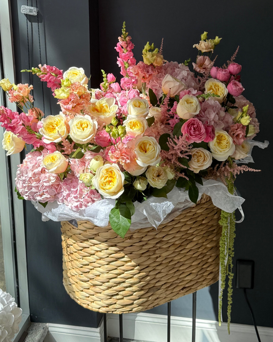 "Sunlit joy" basket