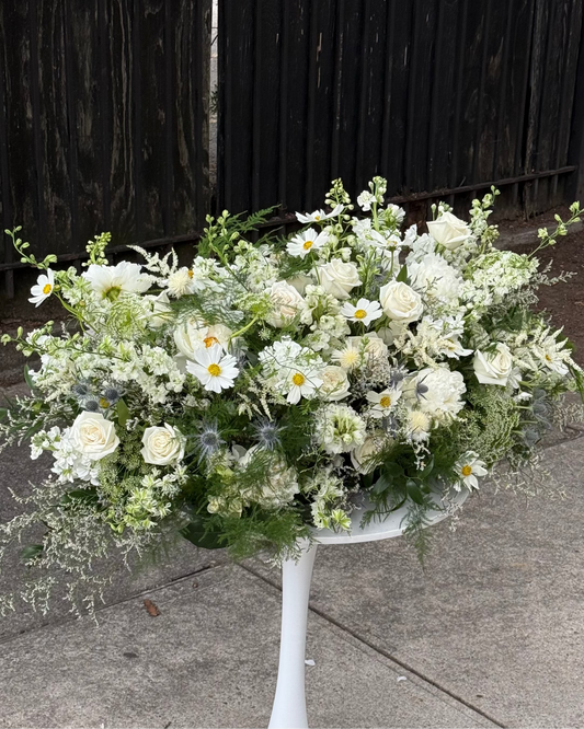 "Garden meadow" casket spread