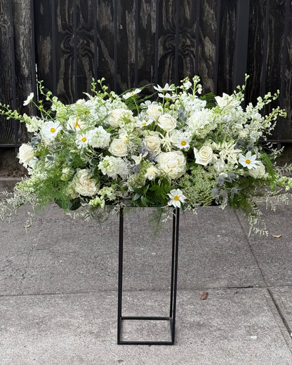 "Garden meadow" casket spread
