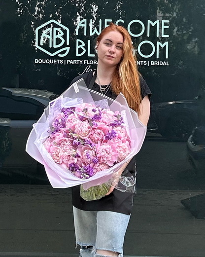 "Purple bliss" bouquet