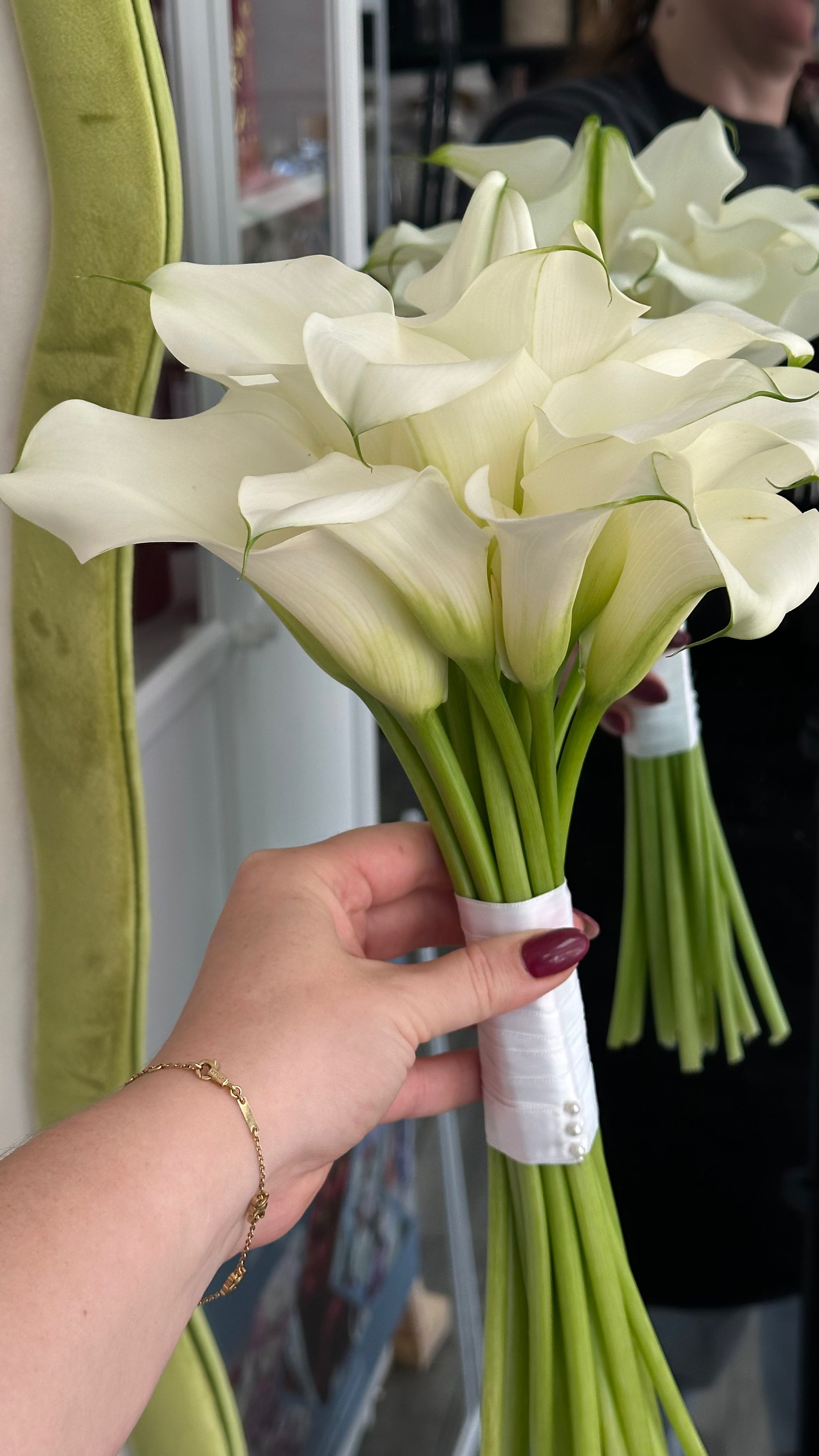 white and yellow calla lily bouquet "Calla lilies" Bridal Bouquet