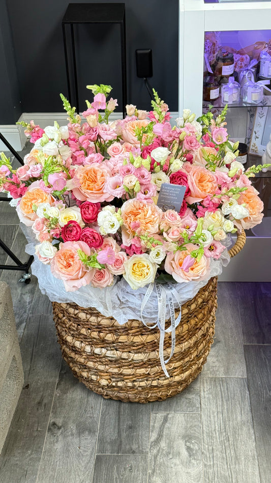 "Peach goodness" basket