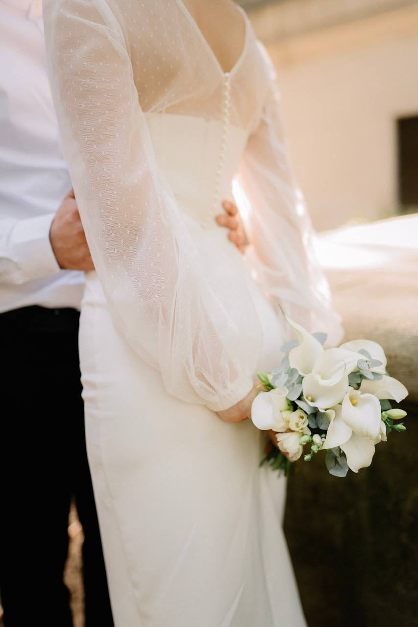 Bridal "White calla lily"