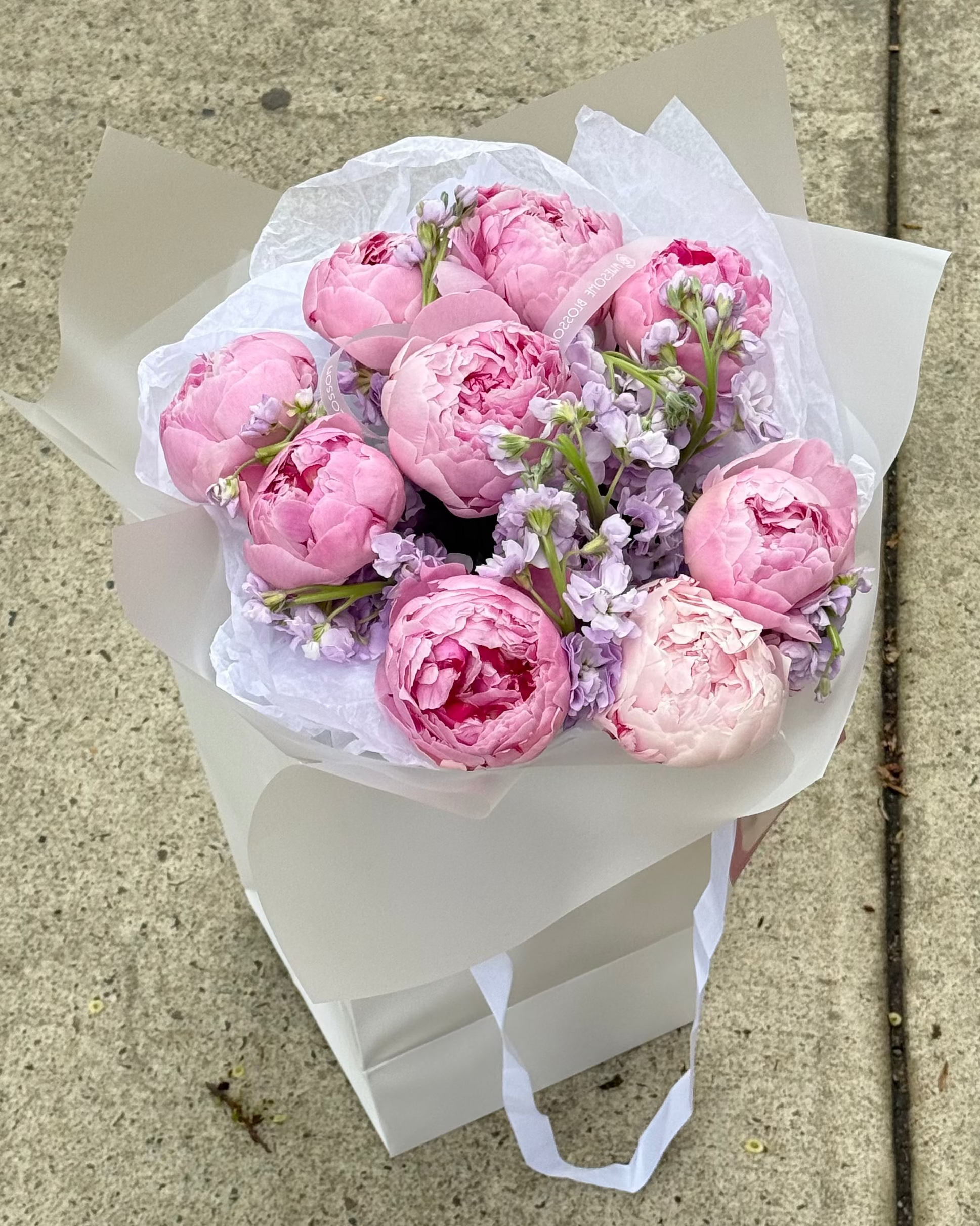 "Purple bliss" bouquet Peony Bouquet