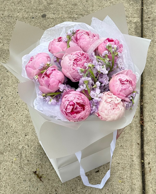 "Purple bliss" bouquet Peony Bouquet
