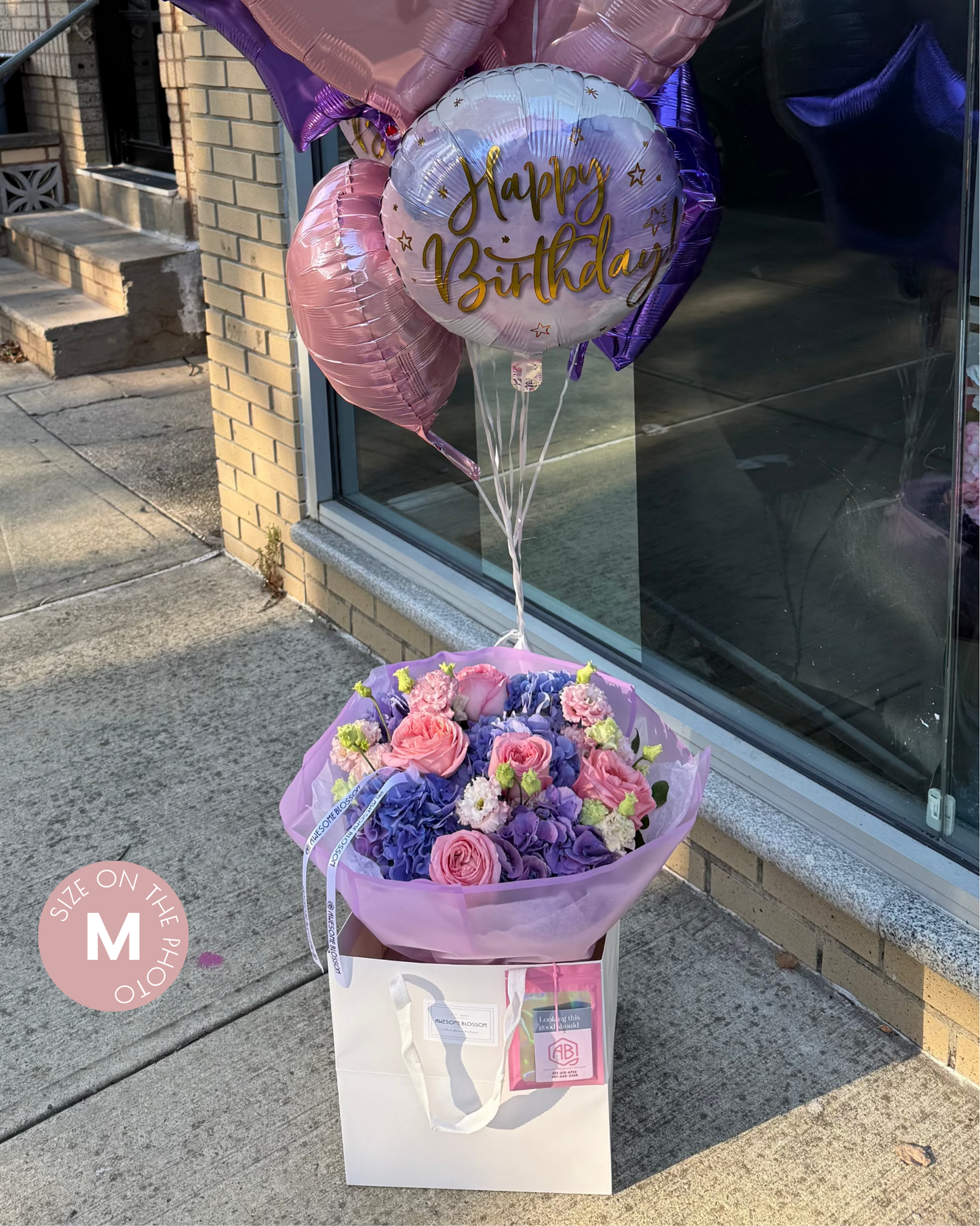"Purple bliss" bouquet