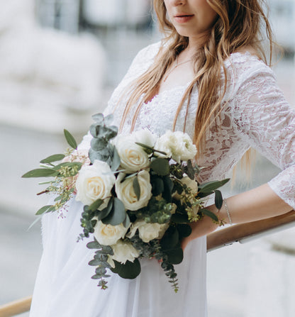 Bridal "White roses"