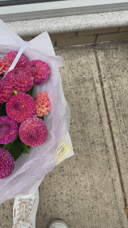 "Dahlias" seasonal bouquet